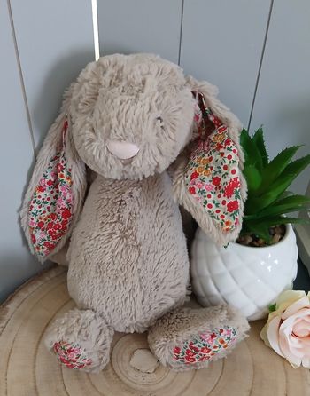 Lapin Jellycat beige blossom liberty