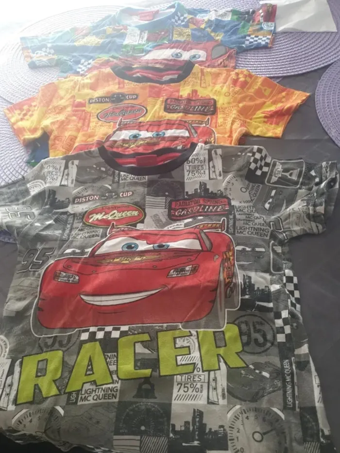Tee-shirt cars en lot de 3 - photo numéro 3