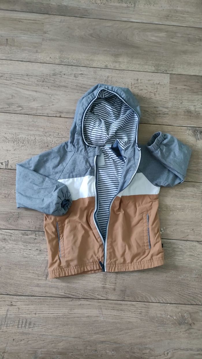 Blouson, veste imperméable Obaibi taille 18 mois. - photo numéro 3