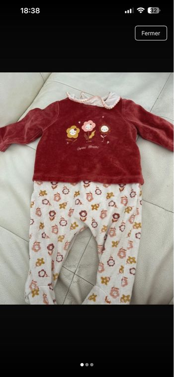 Pyjama sergent major 3 mois 