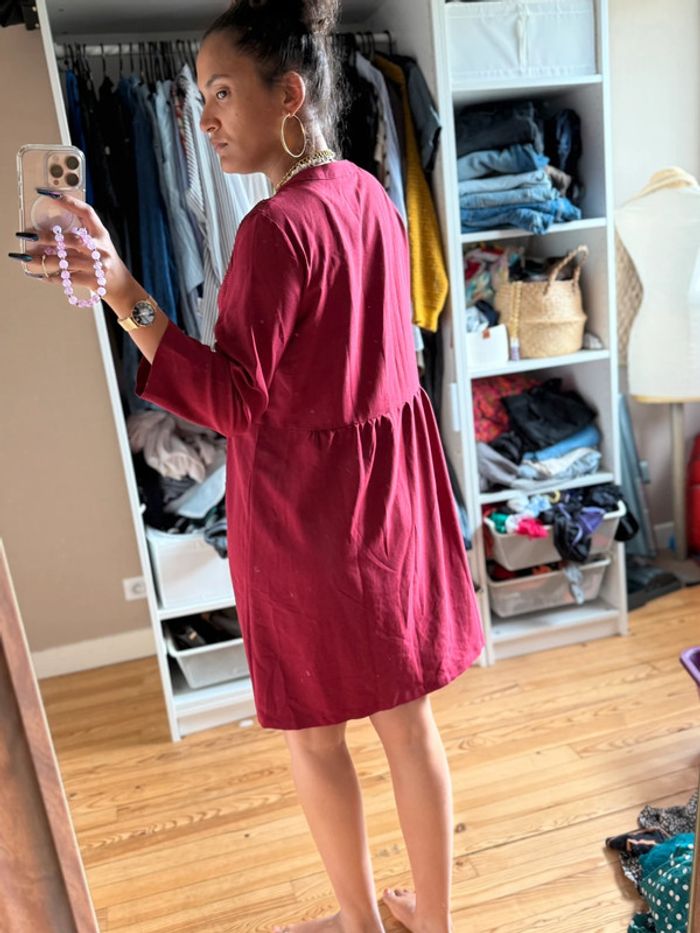 Robe bordeaux dentelle best mountain - photo numéro 7