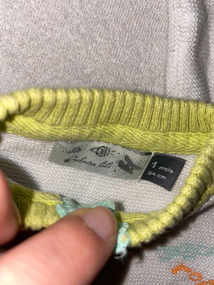 Lot de 2 gilets 1 mois - photo numéro 2