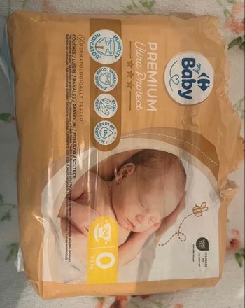 Couche taille 0 lot de 2 