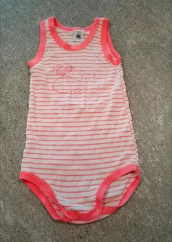 Body sans manches bébé fille 2 ans Petit Bateau