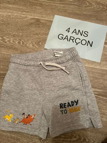 Short Garçon 4 ans
