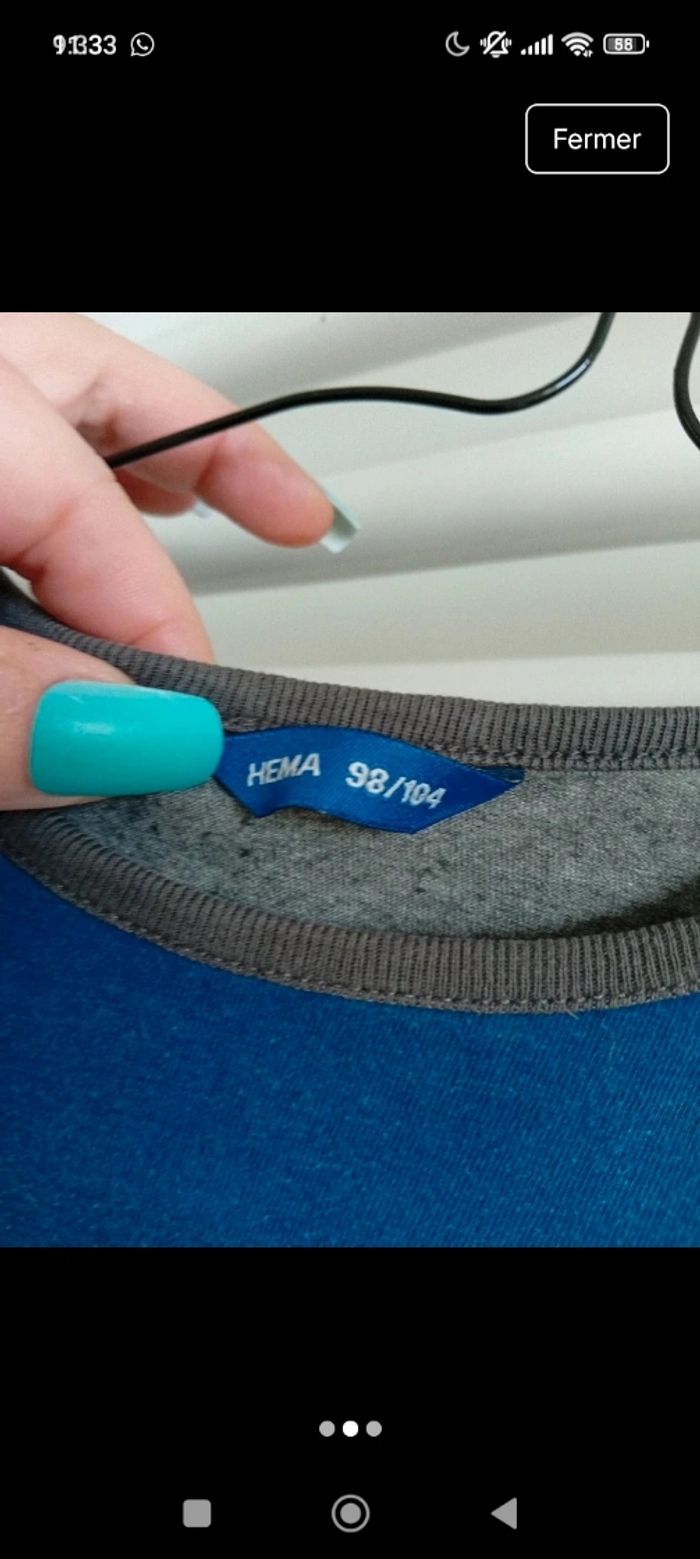 Tee shirt manche longue - photo numéro 2