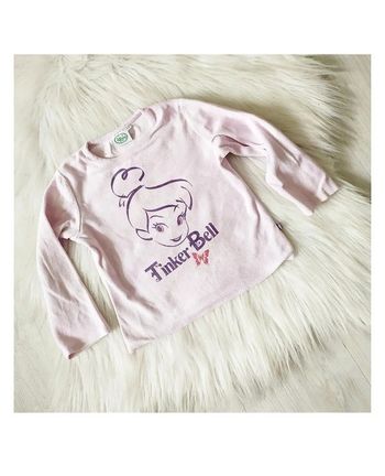 Haut de pyjama pull en velours 2-3 ans Disney Fairies Tinker Bell Fée Clochette