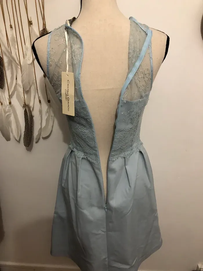 Robe bleu ciel Cristina Gavioli - photo numéro 6