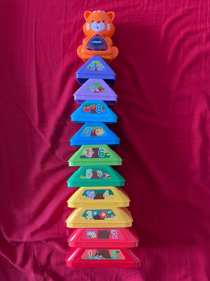 Jouet d'éveil pyramide - photo numéro 2