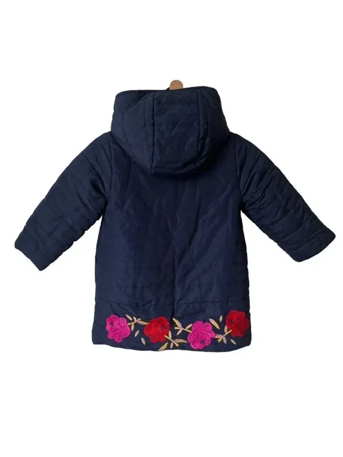 Parka réversible, motif fleuri - DPAM 4 ans (104cm) - photo numéro 3