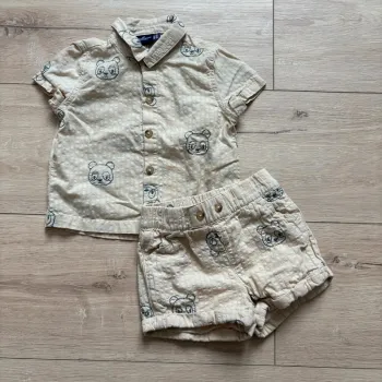 Ensemble Sergent Major chemise et short 6 mois neuf jamais porté
