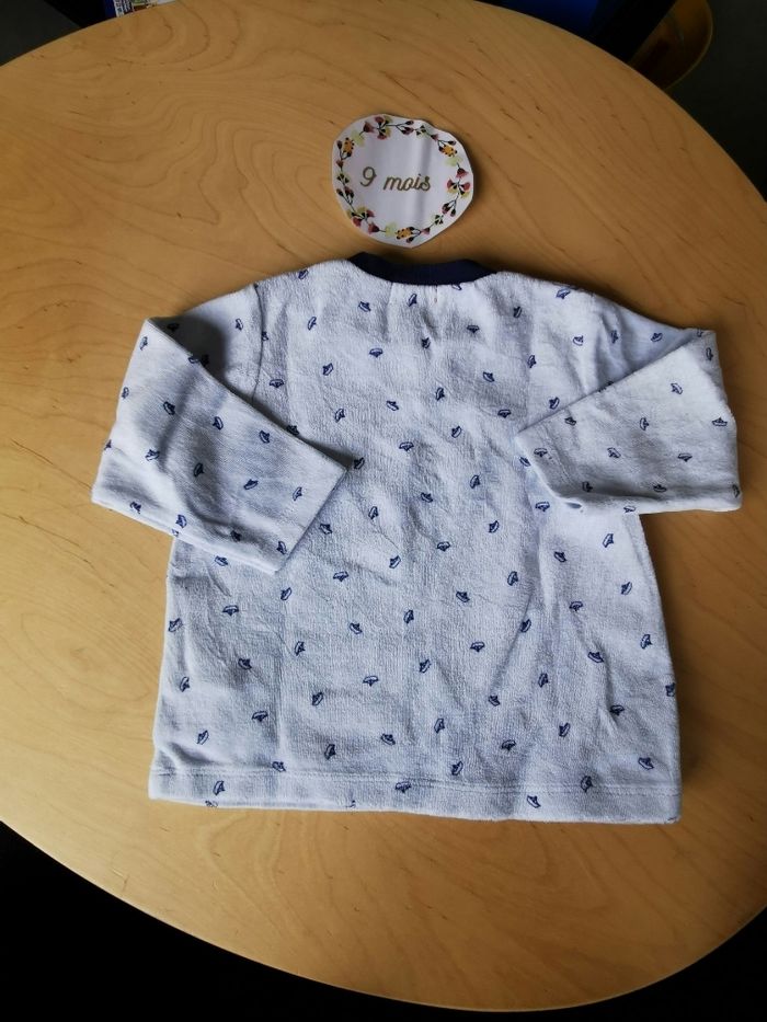 Pyjama 2 pieces bébé garçon 9mois tissaia tbe - photo numéro 4