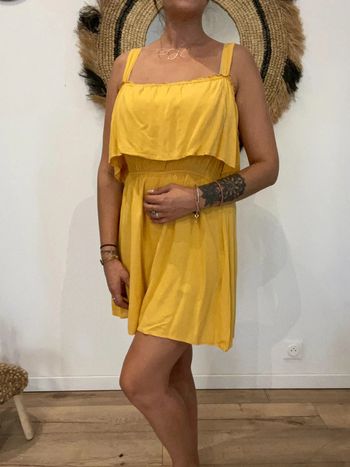 Robe jaune Mango
