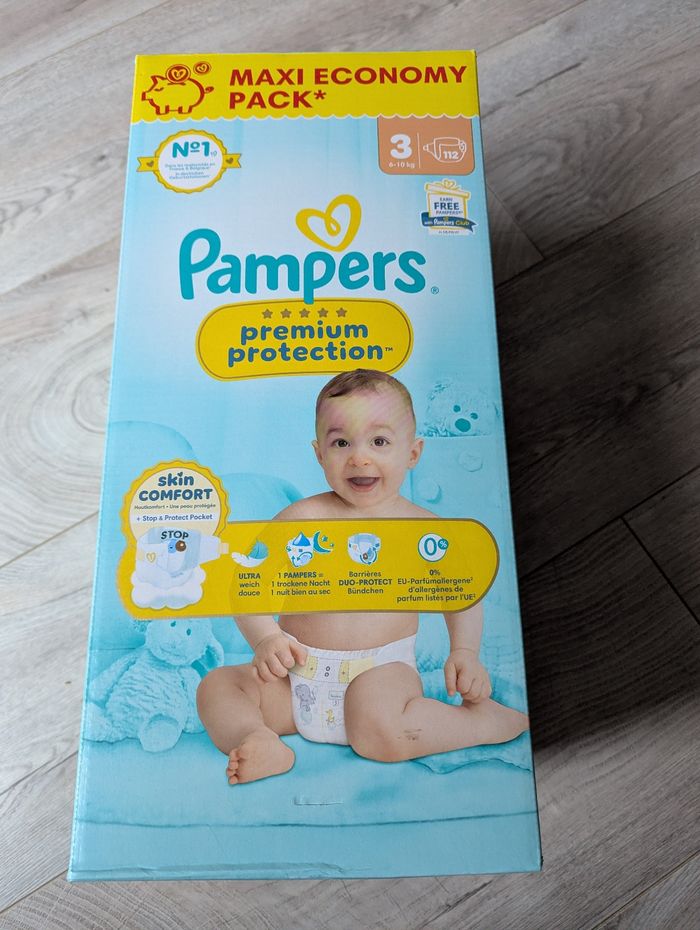 Carton couches pampers taille 3 - photo numéro 4