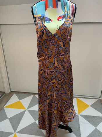 Robe longue en soie Barbara Bui Taille 36