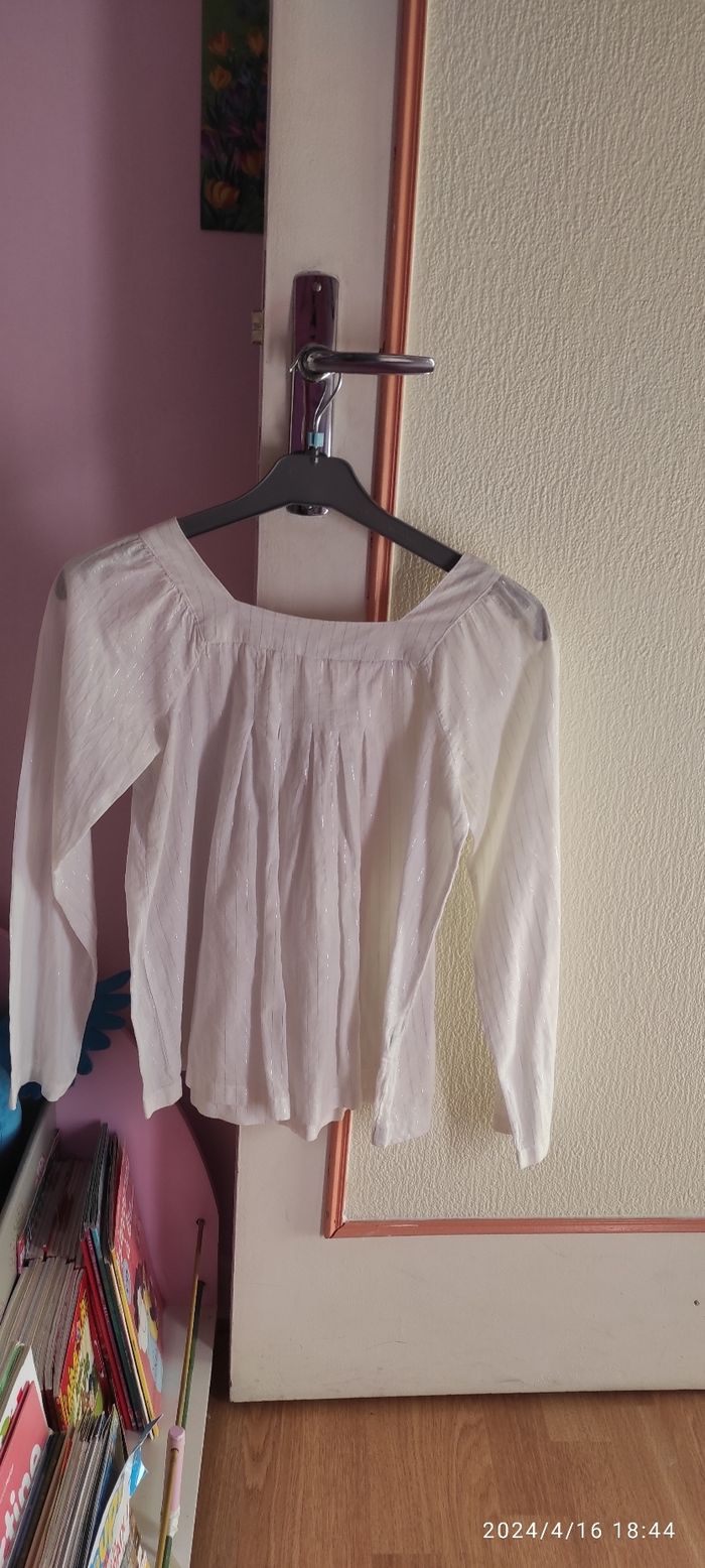 Chemise fille paillettes C.F.K taille 12 ans - photo numéro 5
