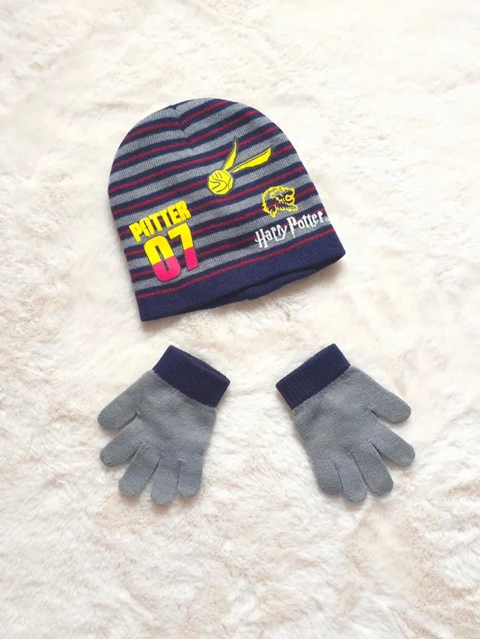 Bonnet + gants harry Potter
