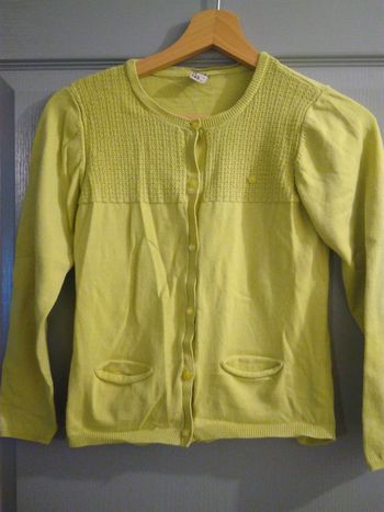 Gilet fille 10 ans vert 30