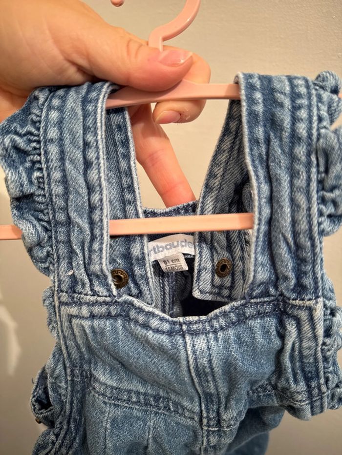Salopette en jean 18M - photo numéro 3