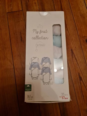 Lot de 7 bodys orchestra taille naissance