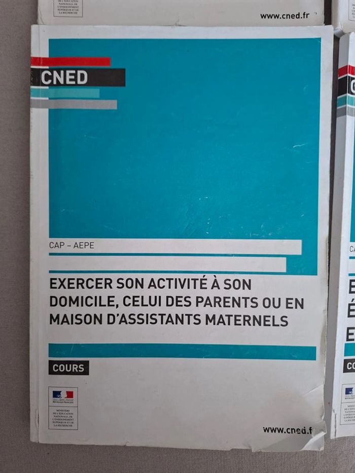 Lot de livres CNED Cap Aepe - photo numéro 3