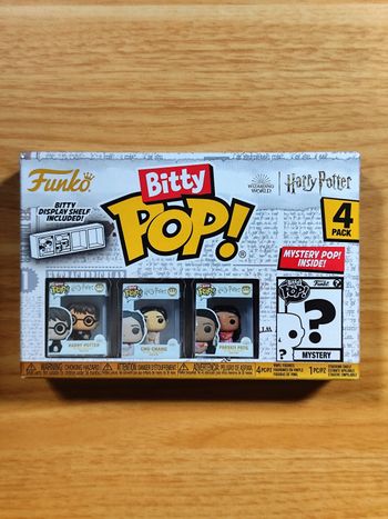 Boîte 4 Bitty Pop! Harry Potter - Harry Potter, Cho Chang, Parvati Patil + Mystère !