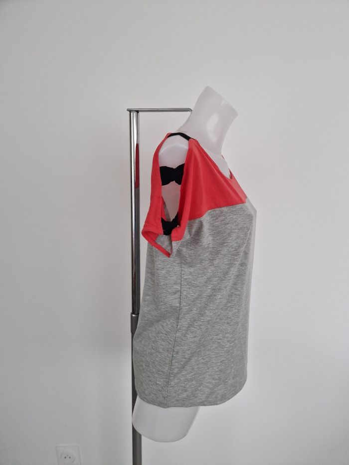 Haut bi-color épaules semi-ouverte Mim - photo numéro 6