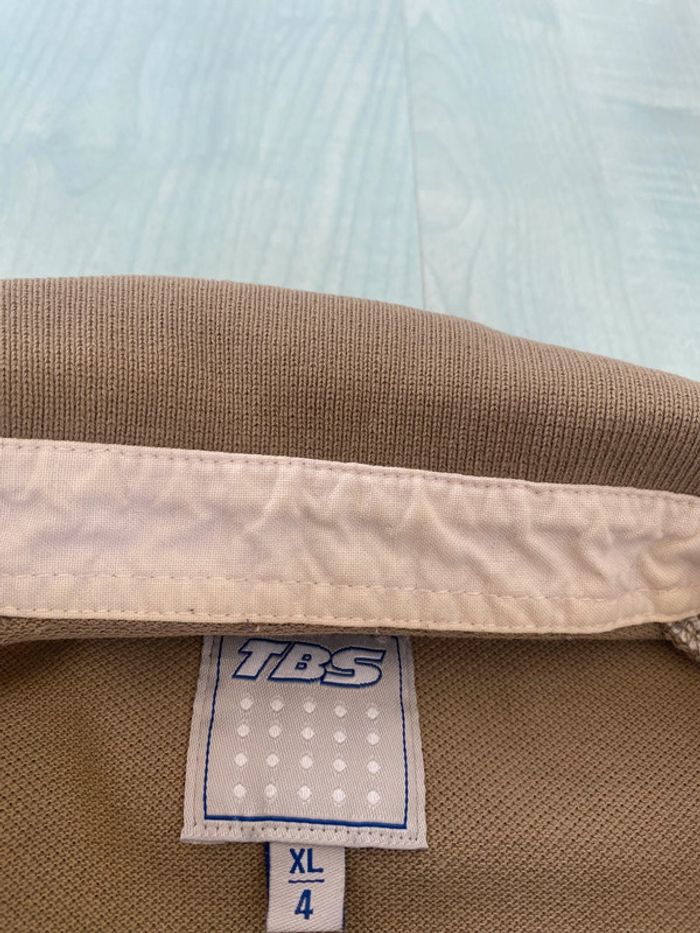 Polo manches courtes marron glacé TBS XL - photo numéro 4