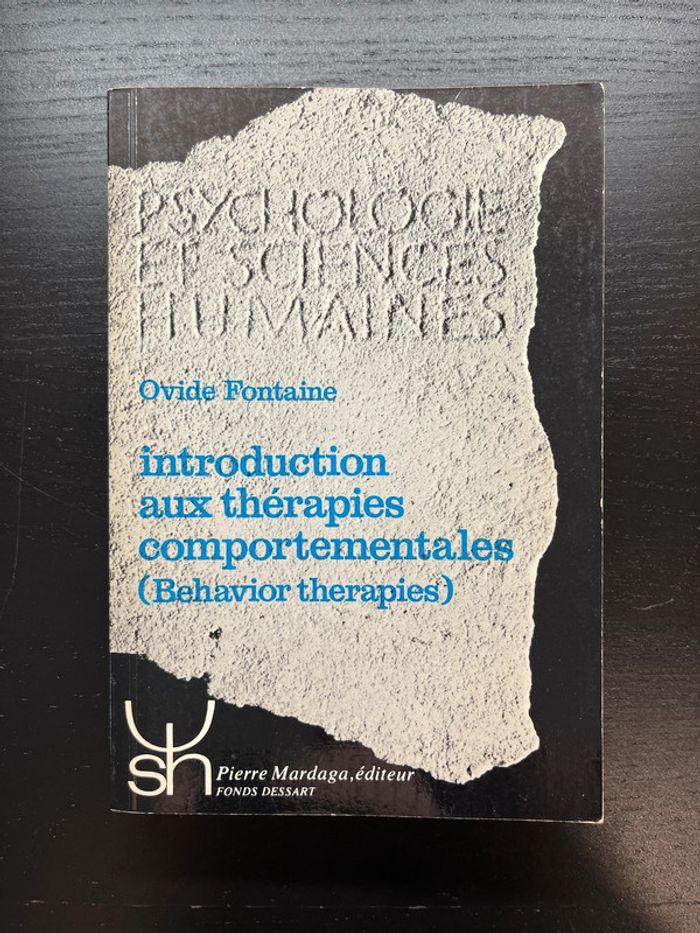 Introduction aux thérapies comportementales (Behavior Thérapies)