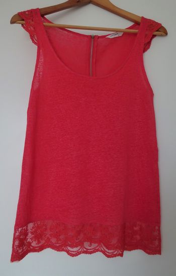 T-shirt corail brodé Naf Naf XS