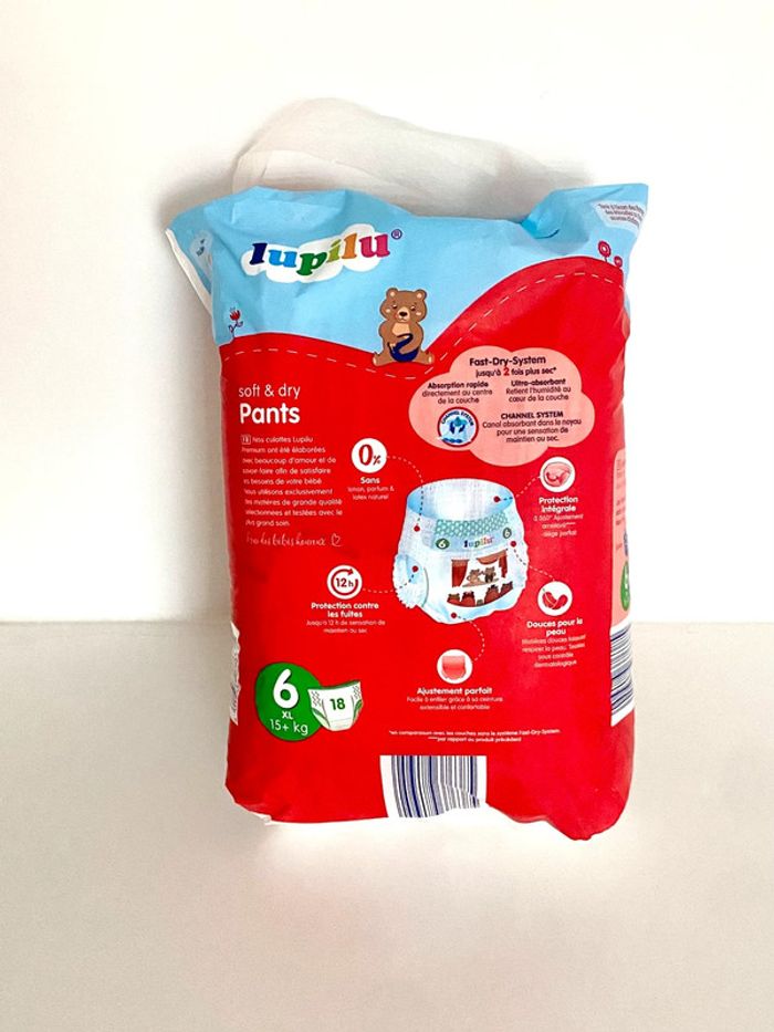 Pack 18 couches Pants Lupilu taille 6 +15kg NEUF - photo numéro 3