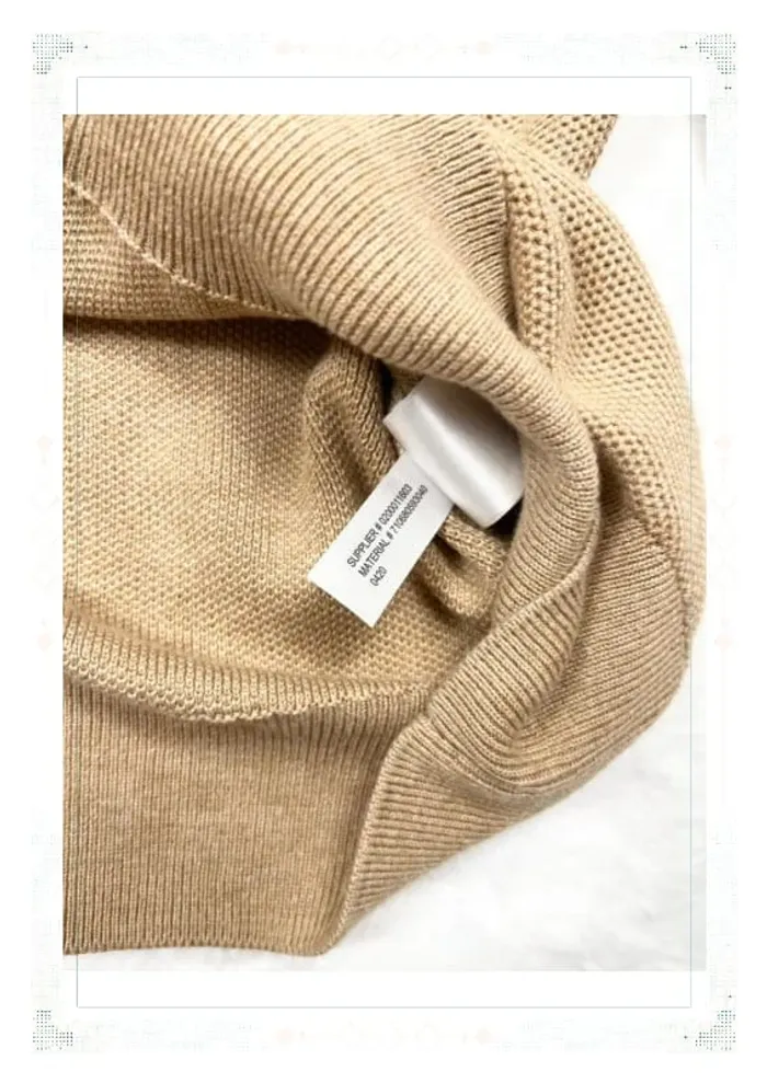 Ralph Lauren pull col rond marron clair homme taille S coton pima - photo numéro 9