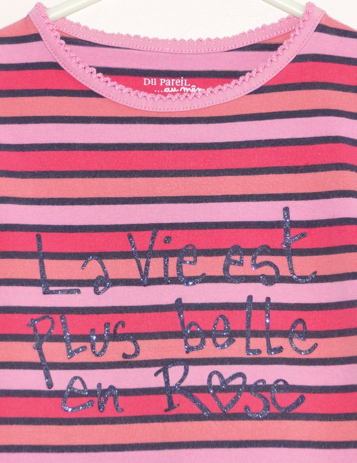 TEE-SHIRT RAYE - photo numéro 2
