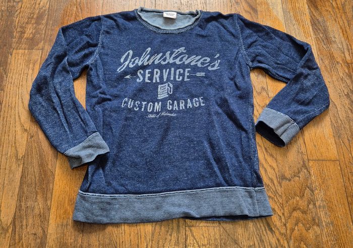 Pull garçon bleu tape à l'œil taille 8 ans