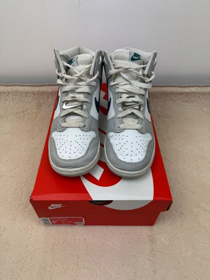 Nike Dunk High Rétro Grey Fog Taille 40 - photo numéro 3