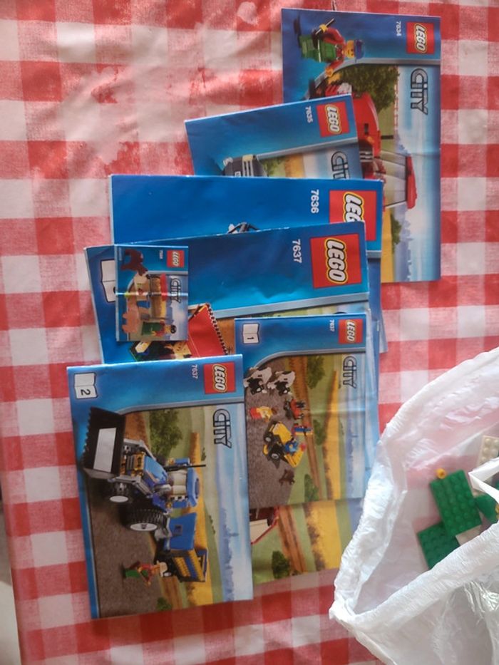 Lot de 5 midules lego ferme