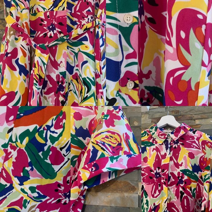 Robe longue à motifs fleuris - Taille S (Ycoo Paris) - photo numéro 5