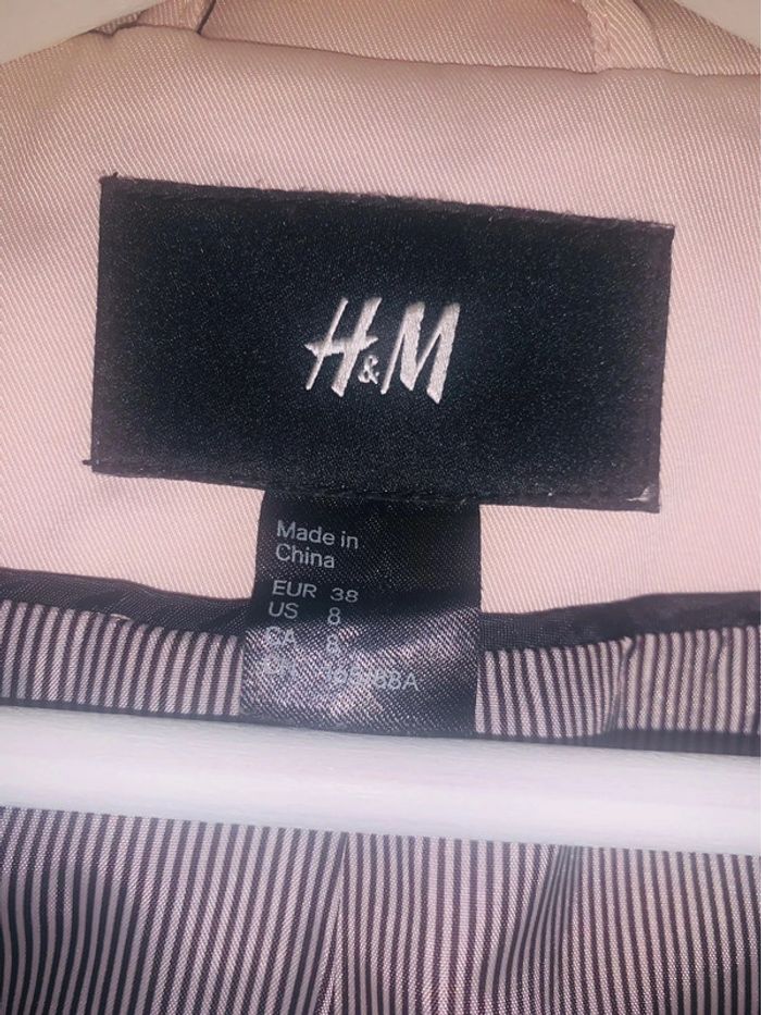 Veste blazer rose H&M - photo numéro 4