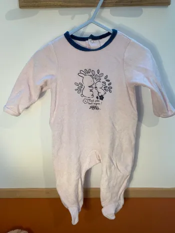 Pyjama velours mots d’enfants