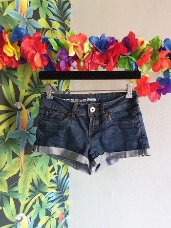 Mini short jean