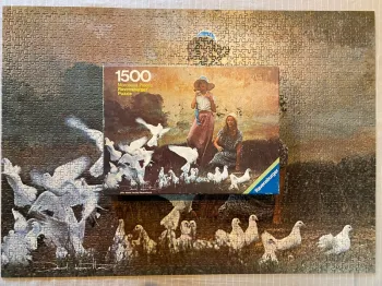 Puzzle 1500 pièces complet avec boîte d’origine