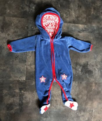 Pyjama velours 3/6 mois Rocking baby