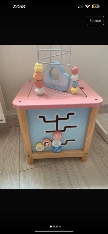 Grand cube d’eveil verbaudet