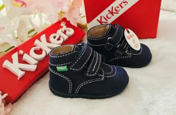 Bottes Bottines Cuir Scratch 1er pas 👣 semelle flexible Kickers T18