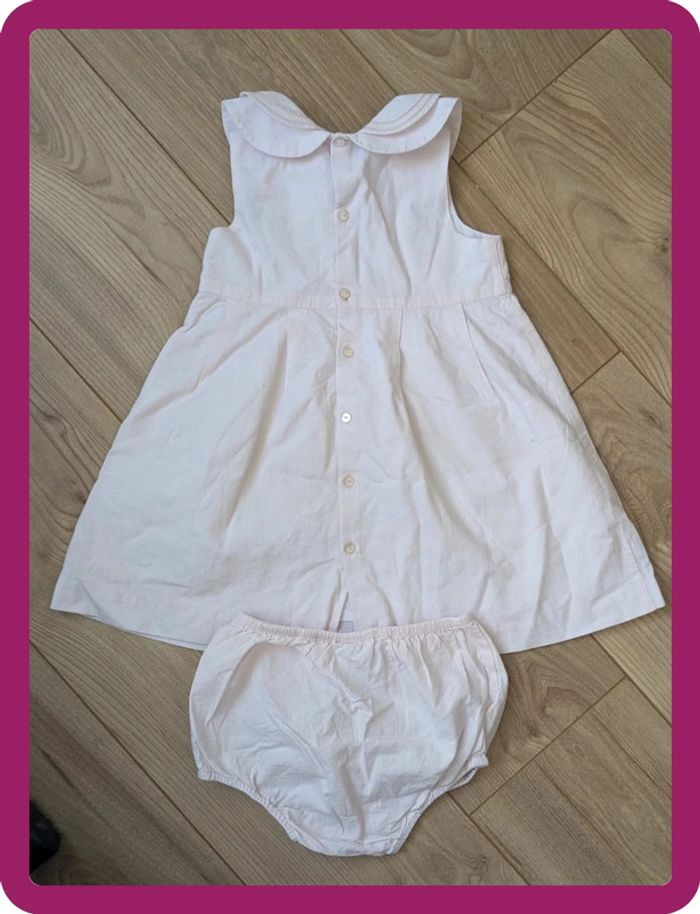Robe rose pâle Jacadi taille 3 ans 36 mois - photo numéro 2