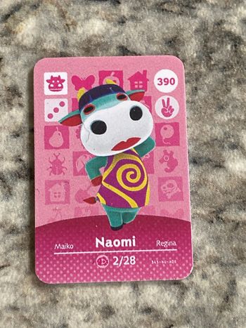mini carte amiibo Naomi
