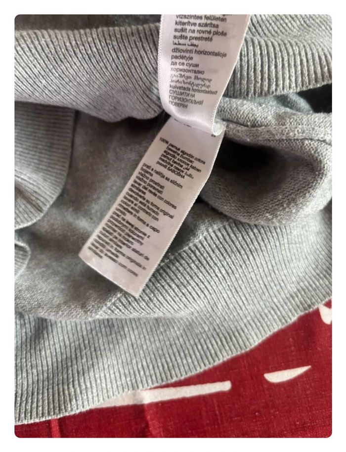 Sweat col V Celii taille S gris - photo numéro 7