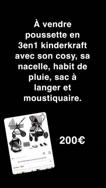 Poussette kinderkraft moov 3en1