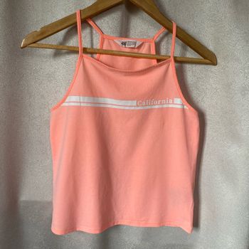 T-shirt à bretelles crop top 14 ans H&M