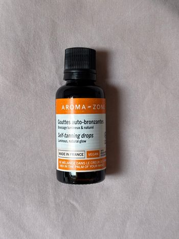 Gouttes auto bronzantes